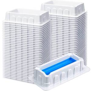 lot 838 image: Didaey 100 Pcs 10ml Reagent Reservoir, V-Bottom Pipette Reservoir, Individually Wrapped, Compatible with Single & Multi-Channel Pipettes for Lab - Retail $36