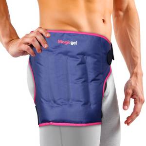lot 870 image: Magic Gel Extra Large Hip Ice Pack Wrap - Reusable Cold Pack for Hip Bursitis, Hip Replacement Surgery and Hip Flexor Pain. Hip ice wrap for Inflammation, Swelling and Hip Pain Relief - Retail $28