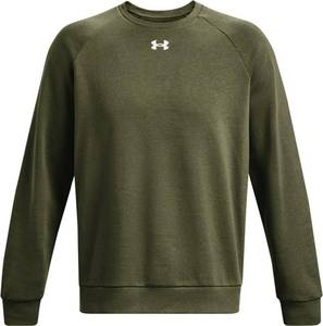 lot 909 image: Under Armour Mens Rival Fleece Crew, (390) Marine OD Green   White, Medium - Retail $37