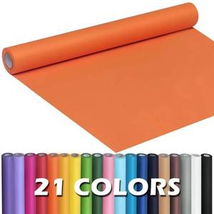 lot 982 image: PerkHomy OrangeRed Kraft Paper Roll 17.5 x 960 (80) for Gift Wrapping Bouquet Flower Art Painting Craft Writing Packaging Shipping 80GSM 55LB (OrangeRed, 17.5 x 80) - Retail $13