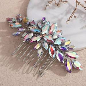 lot 996 image: PHOTO FOR REFERENCE, BLACK Rumtock Black Rhinestones Headpiece Hair Comb for Women Wedding Hair Accessories Special Occasion Jewelry (Black) - Retail $2,303