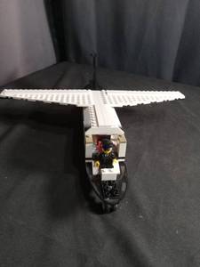 lot 6306 image: LEGO Airport Passenger Airplane with Boarding Stairs and Minifigure