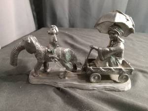 lot 6325 image: Micheal Ricker Pewter figurine Wendi