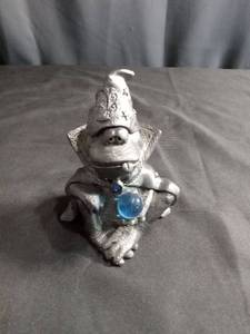lot 6344 image: Micheal Ricker Wizard Frog Kaleidoscope Paperweight