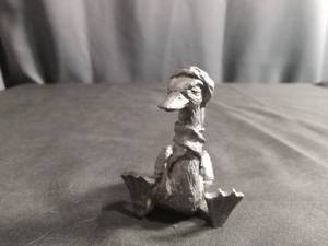 lot 6354 image: Micheal Ricker Goose pewter figurine 1987