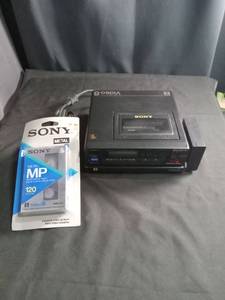 lot 6183 image: Sony EV-C8u Video 8 Cassette Recorder with RFU-80UC Adaptor and Blank Tape