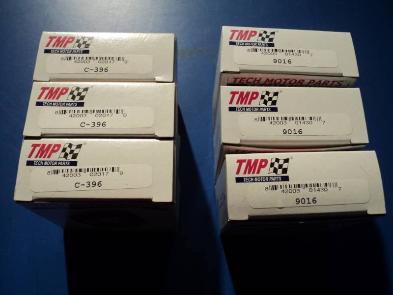 lot 4611 image: (6) ct. mixed lot TMP Tech Timing Parts (3) C-396, (3) 9016