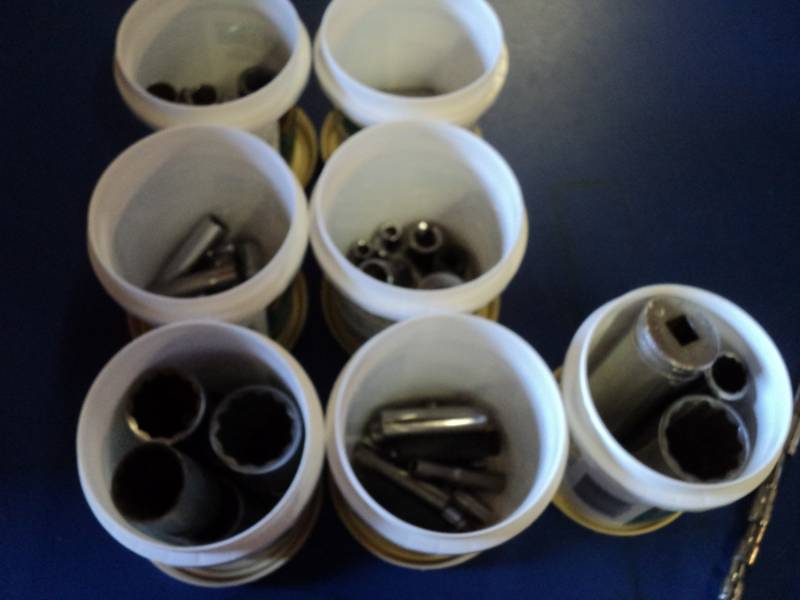 lot 4639 image: Lot of Sockets, assorted sizes, standard, some metric