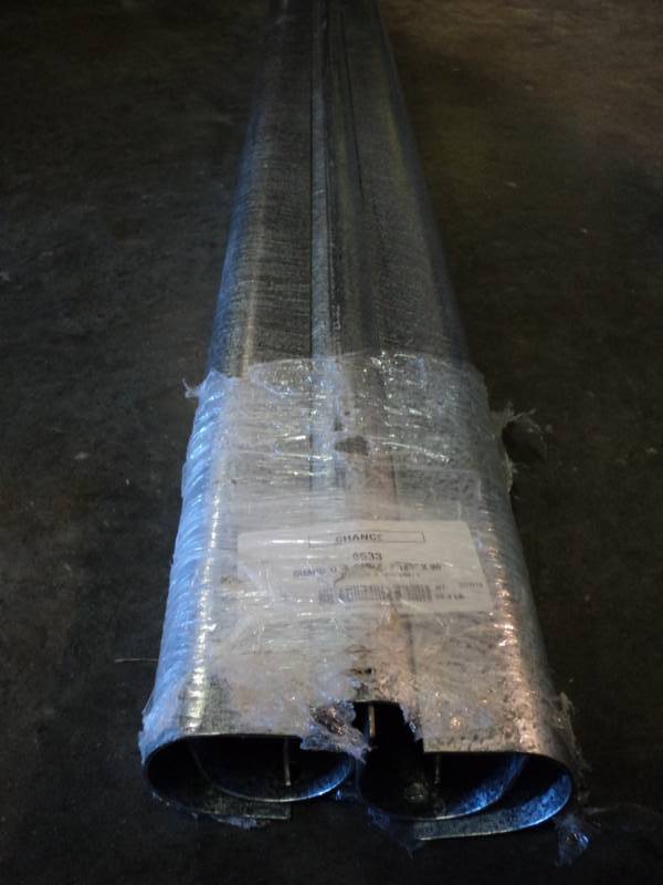 lot 4674 image: (5) ct. lot Galvanized Guard U Cable Channel, 96 long