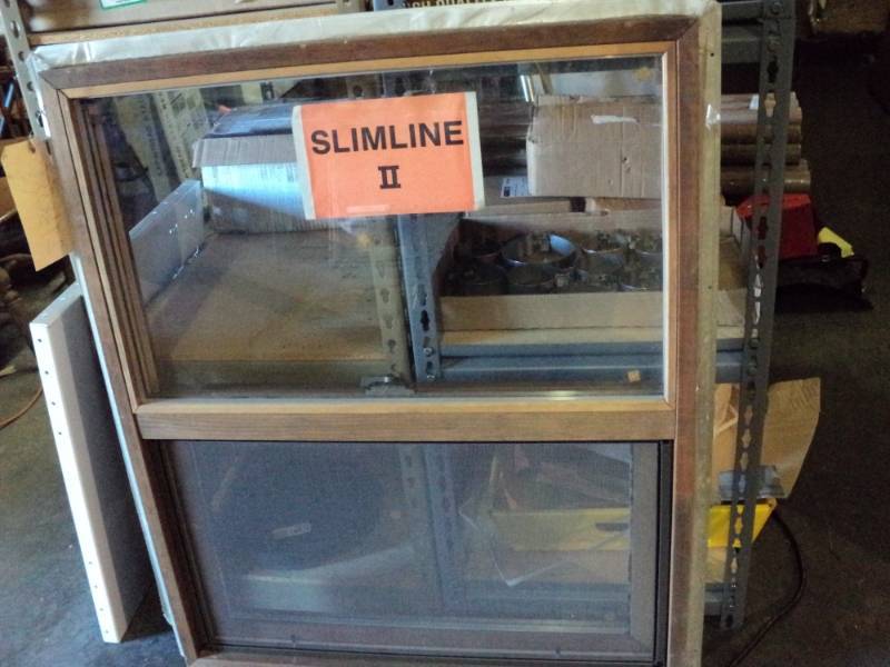 lot 4692 image: (1) Wooden Frame window with Aluminum, 29-12 x 35-12