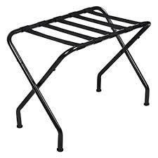 lot 4604 image: Songmics Folding Luggage Rack, URLR64B, 25 x 15 x 24, black