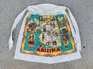 lot 83 image: Arizona State Map Apron with Native American Design Graphics