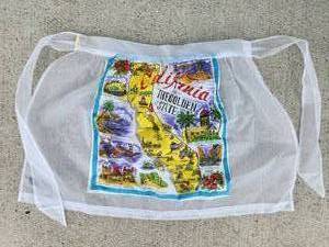 lot 84 image: 1950s Florida State Souvenir Apron