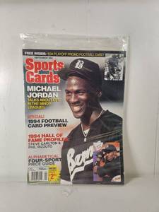 lot 125 image: Sports Cards Magazine September 1994 with 1994 Playoff Promo Football Card
