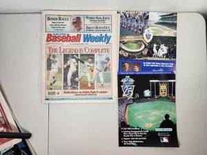 lot 130 image: USA TODAY Baseball Weekly Magazine October 1993 Nolan Ryan