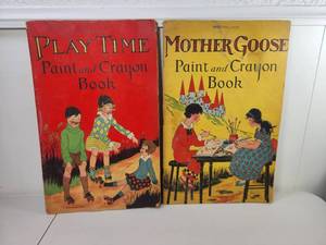 lot 144 image: Paint and Crayon Books Collection Play Time & Mother Goose