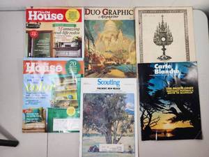 lot 147 image: Mixed Magazine Lot This Old House, Duo Graphic, Scouting, Cartel Blanche, Graphic Colorazine 6 Issues