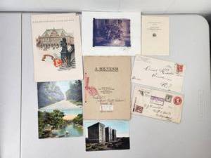 lot 149 image: Lot of Postcards, Souvenir Booklets, and Correspondence Early 1900s