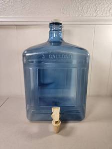 lot 188 image: 3 Gallon Water Bottle Jug with Dispenser Tap