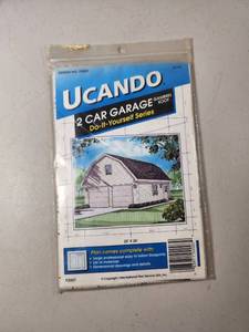 lot 235 image: UCANDO 2 Car Garage Gambrel Roof Do-It-Yourself Series Plan P2007 22 x 26