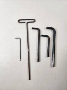 lot 238 image: 5-Piece Hex Key Allen Wrench Set