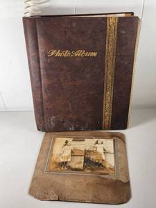 lot 243 image: Photo Album with Photographs and Polaroid-Format Images