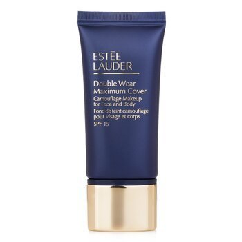 lot 27662 image: Estee Lauder Double Wear 24-Hour Maximum Cover Camouflage Foundation for Face and Body SPF 15  Full Coverage  Tattoo Cover Up Makeup Waterproof, 1.0 Fl Oz, Creamy Tan. - Retail $55