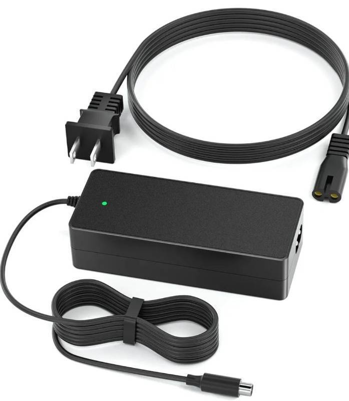 lot 46306 image: 42V Replacement Compatible with WERHY H5 H7 Electric Scooter Charger �� Fast & Safe Charging for 36V Lithium Battery - Retail $32