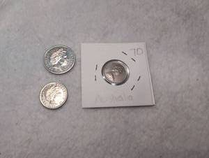 lot 1001 image: Australian Coins  1 New Zealand Coin -3 ct