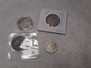lot 1009 image: Foreign Coin Mix Guatemalan Barbados Jamaica - 4 ct