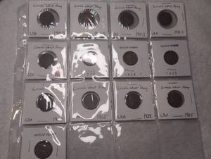 lot 1018 image: Lincoln Wheat Penny Collection USA 1917-1925 - 14 ct