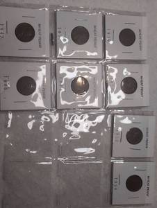 lot 1019 image: Wheat Penny Collection 1930-1954 - 8 ct