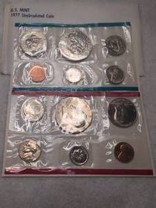 lot 1027 image: U.S. Mint 1981 Uncirculated Coin Set