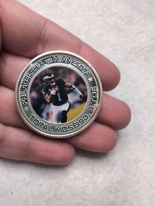 lot 1033 image: Philadelphia Eagles NFL Commemorative Coin Lot - 2 ct