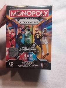lot 1103 image: Panini 2024-25 Monopoly Prizm NBA Trading Cards Box Sealed
