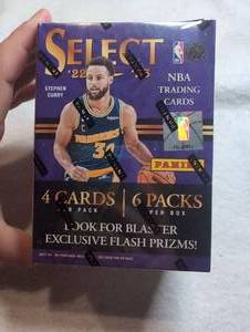 lot 1104 image: Panini 2022-23 Select Basketball Trading Cards Blaster Box Sealed