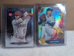 lot 1502 image: Topps Stars of MLB Shohei Ohtani Baseball Cards - 2 ct