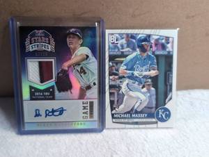 lot 1506 image: Baseball Sports Cards Blake Rutherford USA Stars Stripes Michael Massey RC -&nbsp 2ct