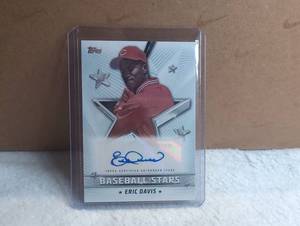 lot 1507 image: Topps 2022 Baseball Stars Autograph Eric Davis Cincinnati Reds BSA-ED