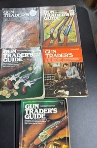 lot 214 image: Gun Traders Guides 5-Book Lot Editions 7, 13, 14, 20, 24