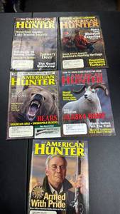 lot 218 image: American Hunter Magazine 5 Issues 1998