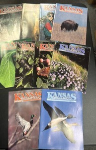 lot 220 image: Kansas Wildlife & Parks Magazine Collection 10 Issues 1995-1996