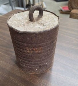 lot 930 image: Handmade Concrete Anchor or Weight