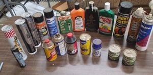 lot 972 image: Lot of Automotive Maintenance Products - Oils, Waxes, Cleaners, Sprays