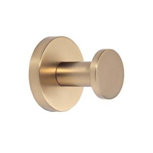 lot 4111 image: TUNNY 5 Pack Round Towel Hooks-Champagne Gold Modern Coat Hooks Shower Towel Hooks for Bathroom Kitchen Home Storage - Retail $31