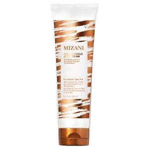 lot 4133 image: Mizani 25 Miracle Leave-In Curl Cream - Anti-Frizz Heat Protectant, Adds Lightweight Moisture & Softness, With Coconut Oil, For Natural & Curly Hair - Retail $27