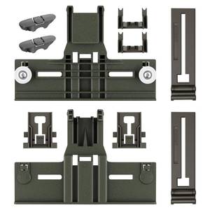 lot 4143 image: UPGRADED W10350375 W10712395 Dishwasher Top Rack Adjuster Parts For Whirlpool Dishwasher Parts WDT730PAHZ0 WDT970SAHZ0 WDTA50SAHZ0 WDT750SAHZ0 Upper Rack Parts For Kenmore 665 Dishwasher Top Rack Part - Retail $19
