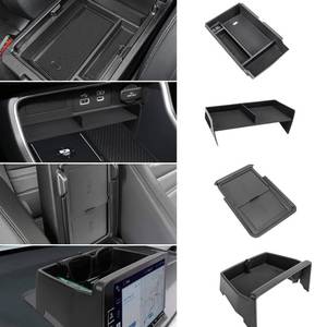 lot 4158 image: Neepiar 4PCS Center Console Organizer Compatible with 2023 2024 2025 2026 Honda CRV EX-LSport-L Hybrid Dashboard Tray and Armrest Storage Box Armrest Hidden Tray Interior Accessories - Retail $29