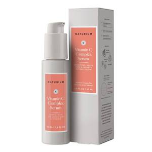 lot 4252 image: Naturium Vitamin C Complex Face Serum, Plus Hyaluronic Acid & Vitamin E, Anti Aging Skin Care Treatment, 1 oz - Retail $17
