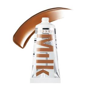 lot 4253 image: Milk Makeup Bionic Bronzer, Time Travel (Light Bronze) - 0.6 fl oz - Hydrating Liquid Bronzer - Buildable, Blendable Color - Warm, Sunkissed Finish - Weightless - Vegan, Cruelty Free - Retail $40